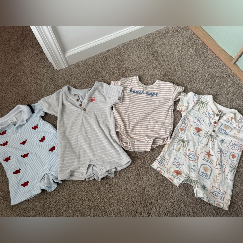 6-9 Month Boys Beach/Vacation Outfit Bundle